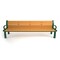 Frog Furnishings Cedar 8' Heritage Bench with Green Frame PB 8CEDGFHER - alternate 2